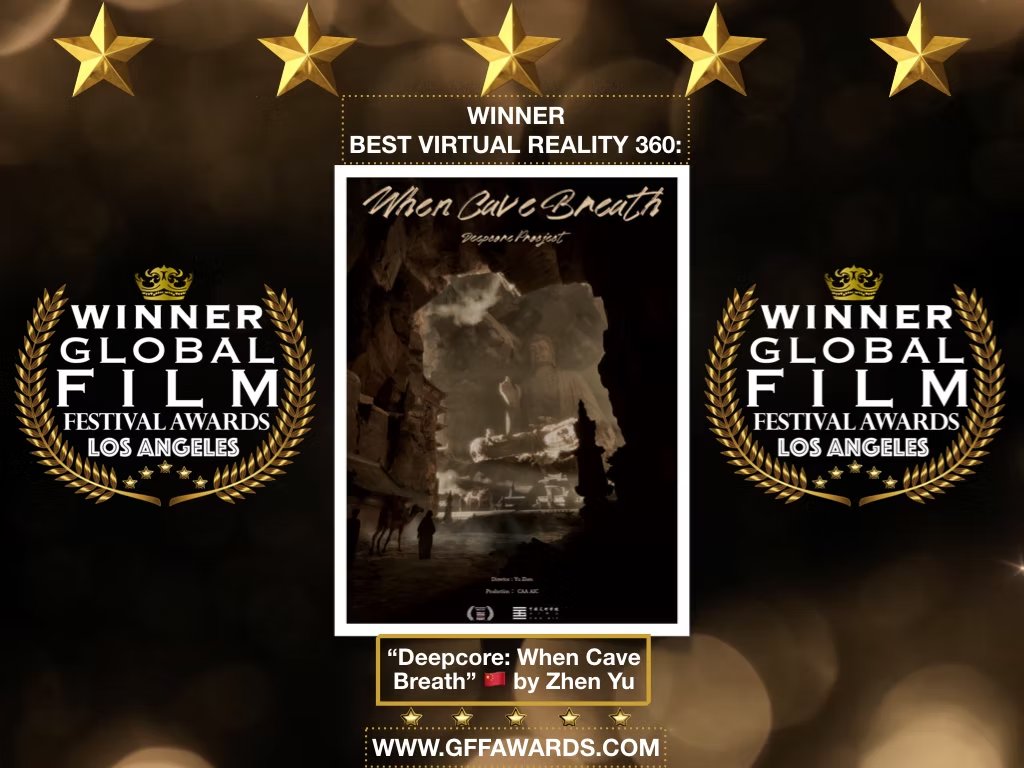 Global Film Festival Awards · Best VR 360 Film · Winner 奖项标识